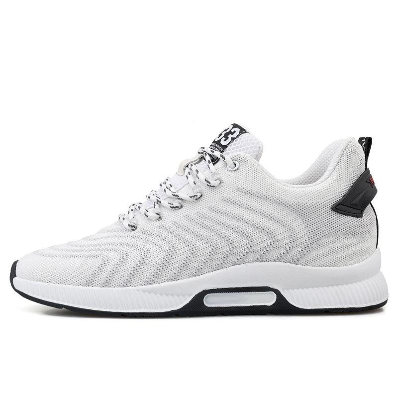 Golden Sapling 2025 Spring Invisible Heighten Men's Shoes Breathable and Comfy Air Mesh Leisure Sneakers Man Footwear