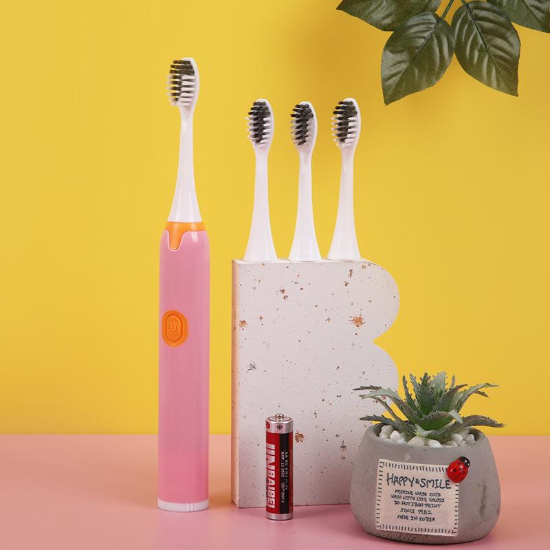 Перезаряжаемая ультразвуковая электрическая зубная щетка для взрослых - высокочастотная вибрация, глубокая очистка, отбеливание