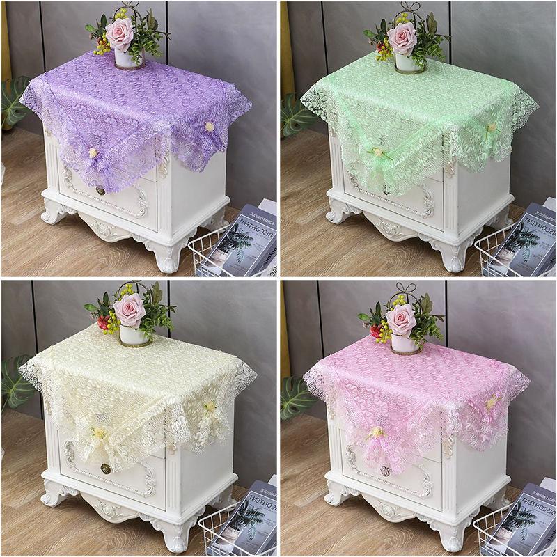 Universal Scarves Bedside Table Covers Dust Covers Water Dispensers Refrigerators Lace Washing Machines Coffee Tables Tablecloths Fabric Fabrics