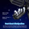 200W Powerful Garage Light LED Foldable LED Bulbs E27 Adjustable Multi Panel Ceiling Lamp For Workshop Warehouse Lighting