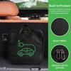 EV Charging Cable Storage Bag Shockproof Protective Organizer for Electric Vehicle Charger Universal Car Trunk Accessory