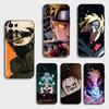 Чехол для телефона Аниме М-Наруто для Samsung S26, S25, S24, S23, S22, S30, S21, Ultra, Plus, FE 5G Черный Мягкий Чехол