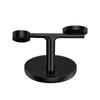 Baseus Swan Inductive Charger (Compatible With Magsafe) Stand For Iphone, Apple Watch, Airpods + Usb-C Cable 1M Black (Wxte000101)