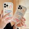 Милый мультяшный 3d медведь кролик цветок Радуга браслет из бисера мягкий чехол для Iphone 14 12 11 13 Pro Xr X Xs Max защитная задняя крышка
