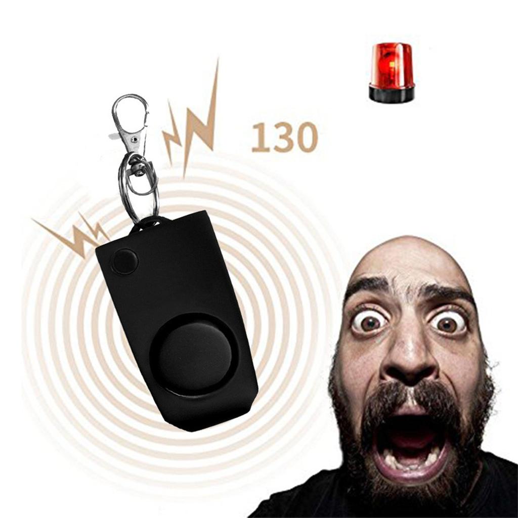 Anti-rape Self Mujer Defensa Personal Safety Alarm Security Wolf Auto Alarme Whistle 130dB Loud Sound Alert Keychain