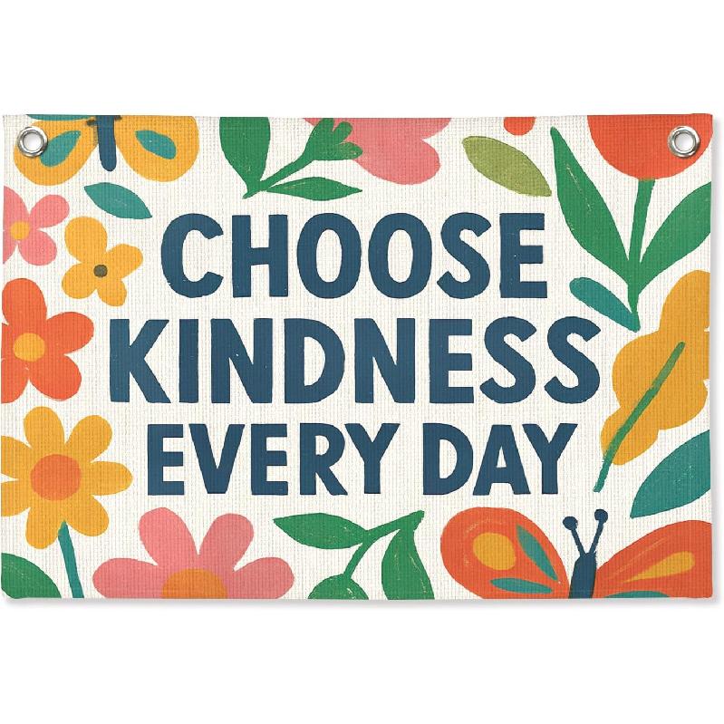 Винтажный Декор Стены Классной Комнаты, Вывеска Добро Пожаловать, Ретро Баннер-Флажок на Холсте для Игровой Комнаты, Детской Комнаты, Нейтральное Настенное Искусство для Комнаты Малыша, Мальчиков