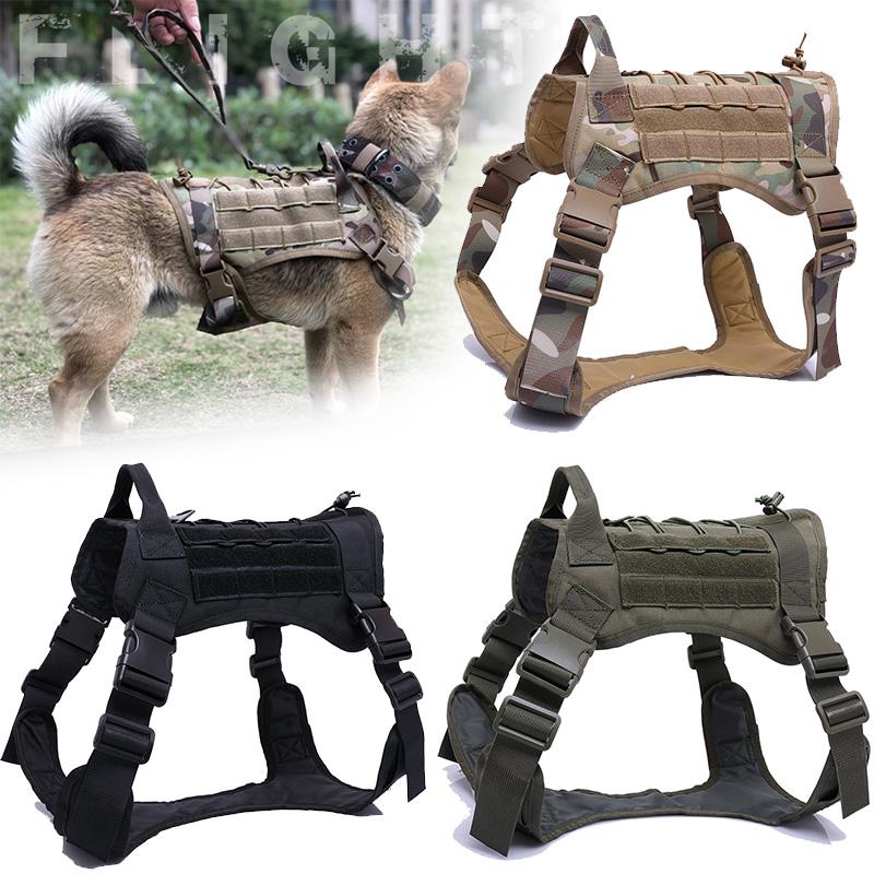 Немецкий с ручкой нейлоновый жилет для домашних собак тактический для маленьких поводков шлейка для собак-банджи овчарок военная шлейка для собак щенков больших собак уникальный
