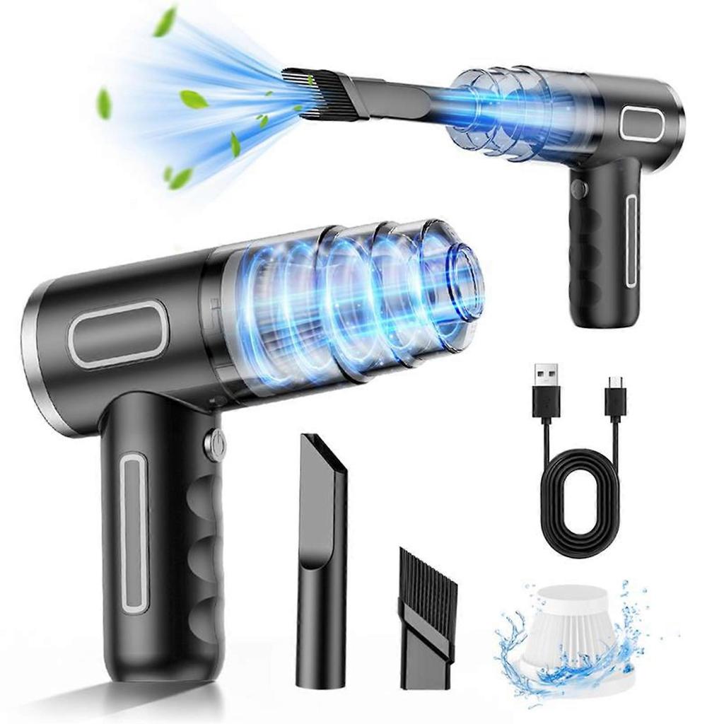 Portable Handheld Car Vacuum Cleaner 120W Cordless Vacuum Wet Dry Cleaner for Desktop Keyboard Car Interior Dusting