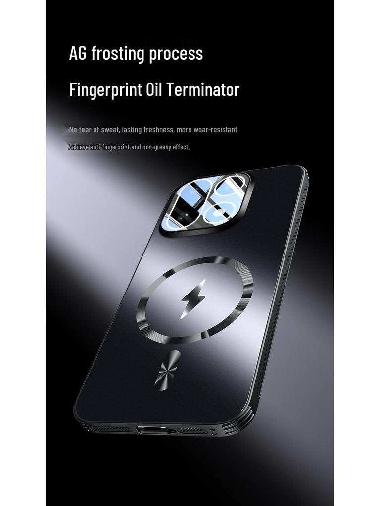 Чехол для телефона OnePlus 15 с защитной пленкой для объектива - Полное покрытие, Матовый, Противоударный, Теплоотводящий, Магнитный, Легкий