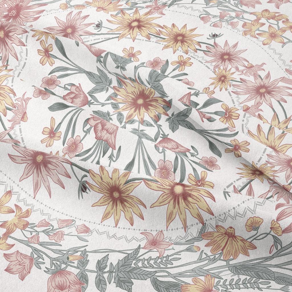 Мандала Цветочный медальон Гобелен, Эскиз Цветочного Растения Бохо Настенный Ковер, Богемный Хиппи Гобелены для Спальни Гостиной Общежития Домашний Декор