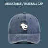 Snoopys Women Men Baseball Cap Cartoon Anime Figure Print Hat Boy Girl Breathable Kid Hat HipHop Boy NetCap Kawaii Toy Gift