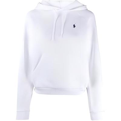 Polo FW21 Вышитый логотип Толстовка Женские толстовки с капюшоном Белый 211794394-001