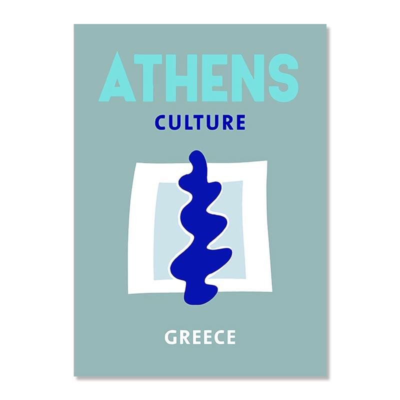 Ибица Миконос Тулум Афины Тоскана Мадрид Настенные картины на холсте Постеры и принты Скандинавская живопись Настенные картины для декора гостиной