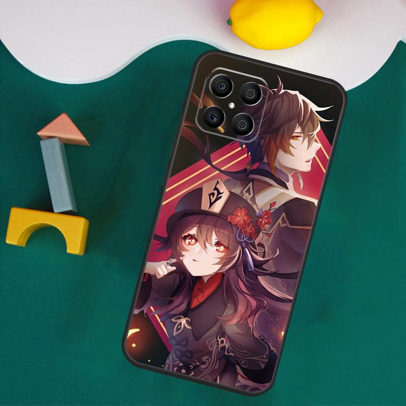 Genshin Impact Hu Tao Case For Honor 200 Lite 50 70 90 X9a X8a X8 X9 X8b X9c X9b Honor Magic 5 6 Pro 7 Lite Cover