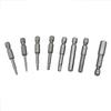 8pc 1/4 Hex Key Allen Bit Quick Change Magnetic Handle Driver Steel Power Drill
