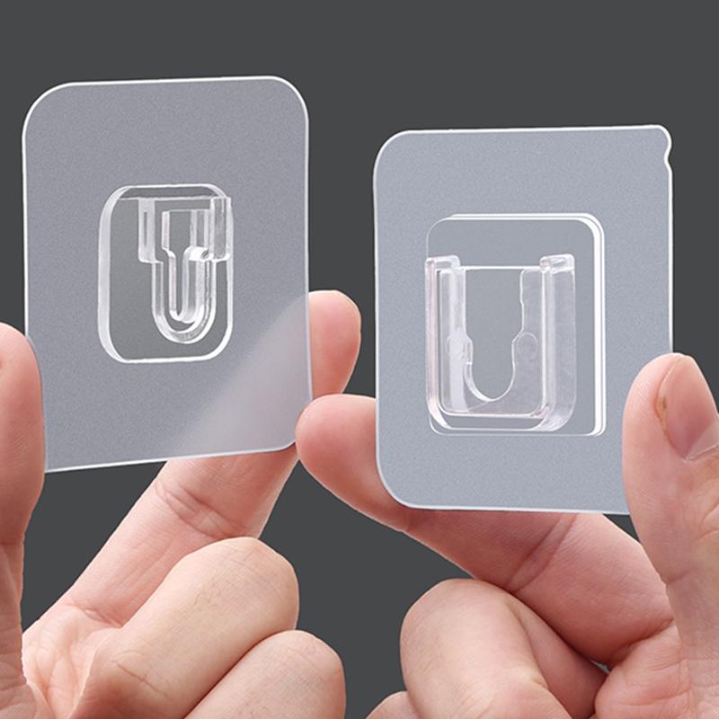 Простой, прочный, самоклеящийся крючок, наклейка, крючок, не требующий сверления, суперклеевой крючок, бытовой крючок для гвоздей, крючок для занавески, многофункциональный