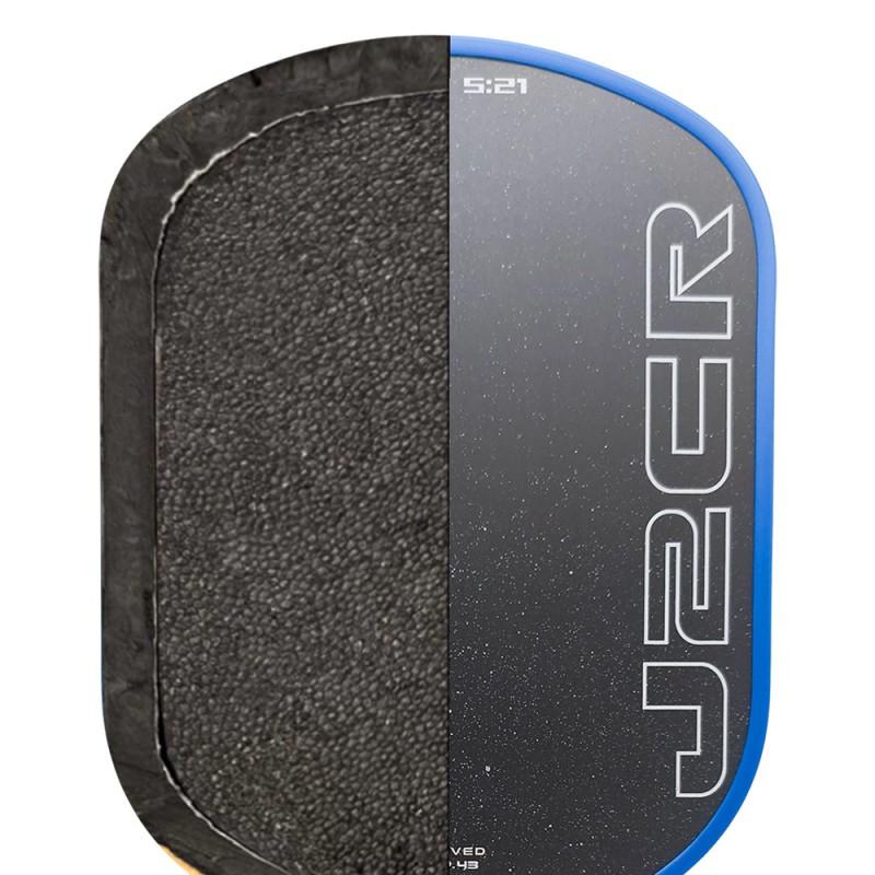 Carbon Fiber Pickleball Paddle Blue Sandblasted Surface EPP Foam Core Lightweight Pro Performance
