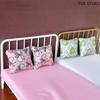 5/10 Pcs 1:12 Dollhouse Miniatures Cushions Floral Fabric Cushion Pillow Model Ornament Pretend Play Toy DIY Accessory Gift
