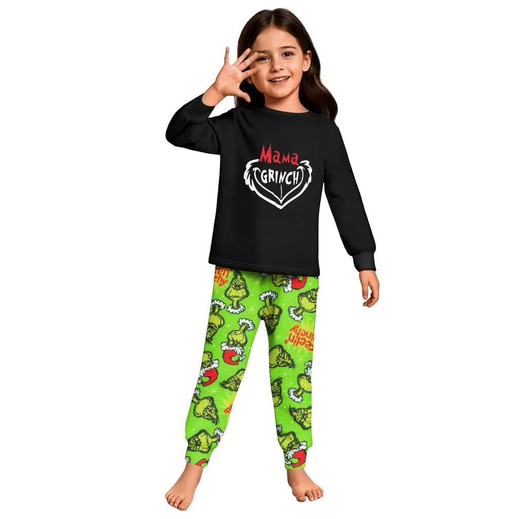 Children's Boys And Girls Thin Two-piece Long-sleeved Pants Two-piece