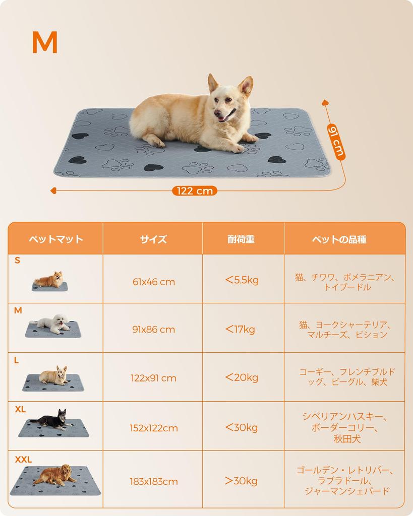 FEANDREA Pet Mat Set of Dog Mat Pee Pet For Dogs and 91 x 122 см PTD036G01 2, Коврик, Брезент, Кошки, Моющийся, Впитывающий, Противоскользящий, Антибактериальный,