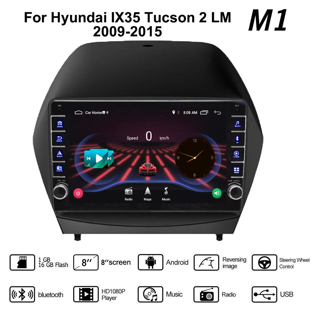 2Din For Hyundai IX35 Tucson 2 LM 2009-2015 With Button Knob Android Car Stereo Radio Multimedia Video Player Navigation GPS 1+16GB