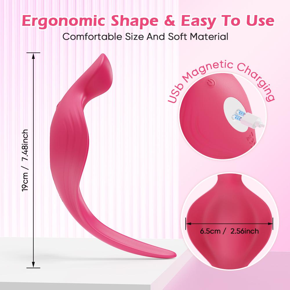 Сексуальная реалистичная секс-игрушка Manta Ray для женщин с 9 регулируемыми режимами вибрации, управляемыми приложением, идеальный подарок на День святого Валентина для нее