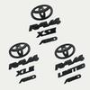 4 шт. Матовый черный АБС-НАКЛАДКА логотип Шильдик для 2019 - 2024 TOYOTA RAV4 XLE XLE LIMITED НАБОР ШИЛЬДИКОВ Наклейка на багажник Автоаксессуар