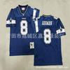 Dallas Cowboys Retro NFL Football Jersey Mens Cotton Embroidered Team Sport Shirt Fan Wear