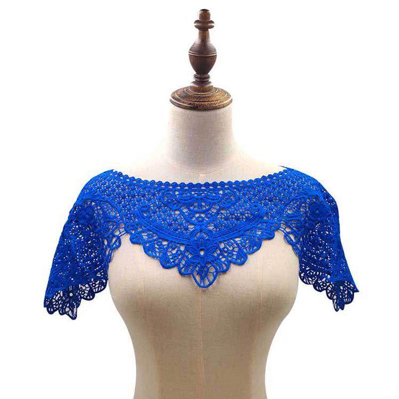 Hollow Dress Applique DIY Sewing Motif Lace Collar Sewing Craft Blouse High Quality Lace Fabric 1PC 3D Hot Sale Trims Popular Neckline Decor