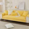 Подушка для дивана Nordic Simple Solid Color Four Seasons из чистого хлопка, нескользящая подушка для сиденья из хлопка, универсальный современный чехол для дивана