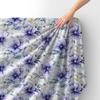 Royal Samt Stoff Polyester Zum Nähen - Motiv Blumen - Rdx2836