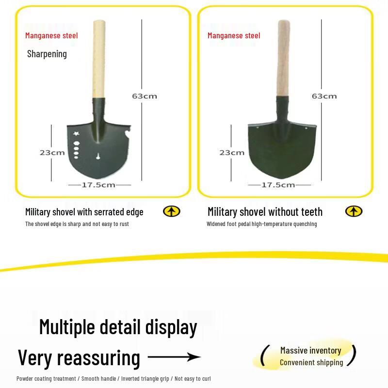 Brangdy Manganese Steel Engineer Shovel