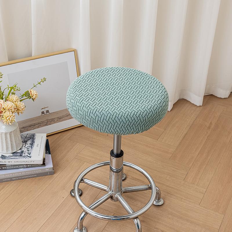 Round Stool Cover Hairdressing Rotary Chair Cover Bar Stool Cushion Lifting Protective Cover Half-pack Chair Cover