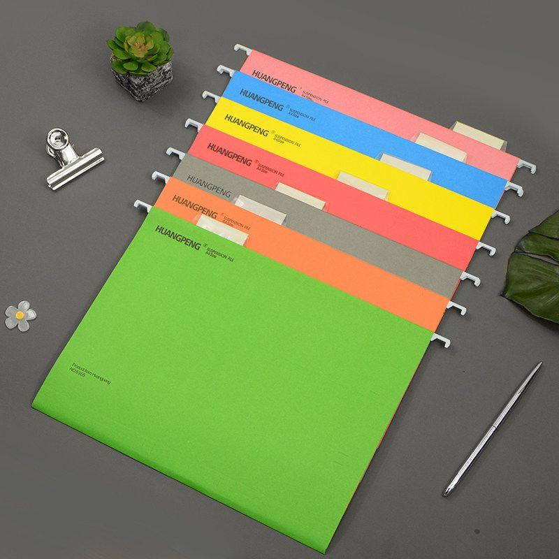Thickened A4 Folder Hanging Hanging Folder Suspension Clamp Clip FC Hanging Laborers F4 Property File Binder Quick Labor Bag