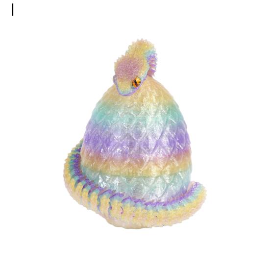 3D-печатная фигурка змеиного яйца с подвижными суставами, фигурка змеиной скорлупы