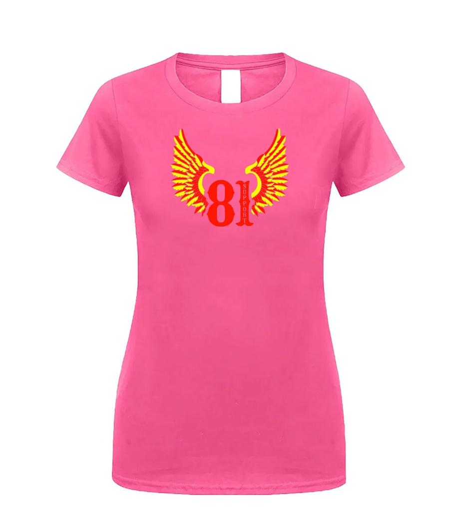 Футболка Support 81 Hells Angels, унисекс, 100% хлопок, топ продаж, рубашка N12