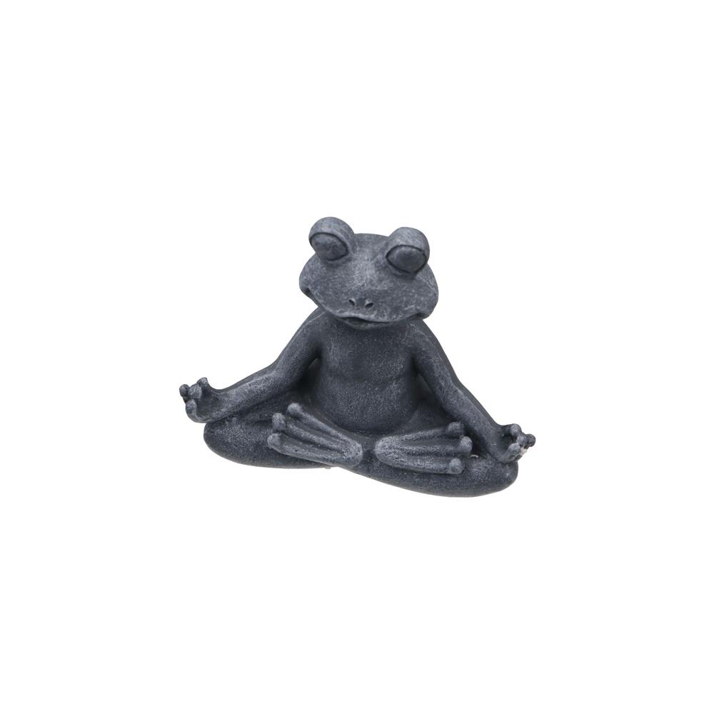 Chinese Style Frog Figurine Resin Craft Resin Yoga Frog Cute Frog Garden Statue  Living Room