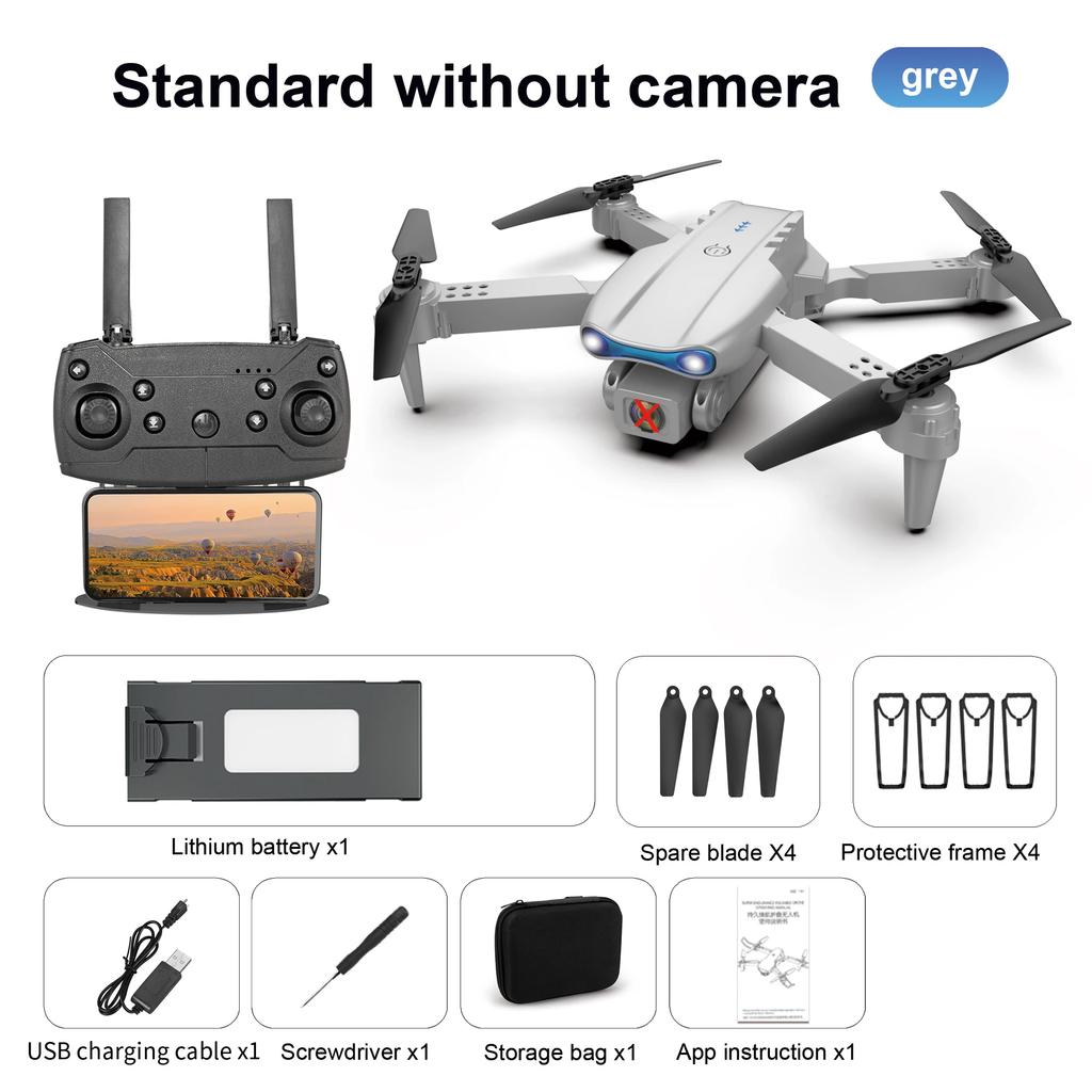 E99 Pro Drone with 4k Professional Camera Aerial Photography Dual Camera HD Camera Three sided Obstacle Avoidance Quadcopter