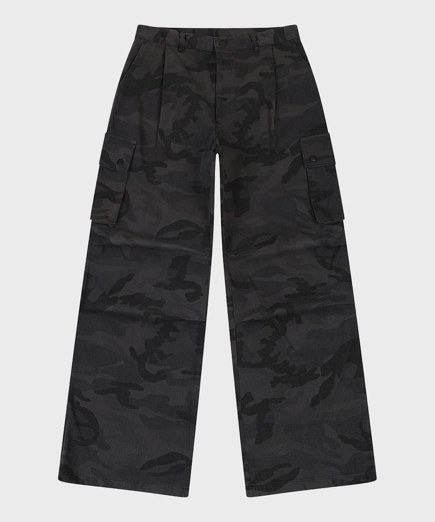 RESSAC Nomad Camo Parachute Cargo Pants Charcoal