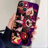 H-Helluva Boss Phone Case For iPhone17,16,15,14,13,12 Plus,Max Soft Silicone Black Cover