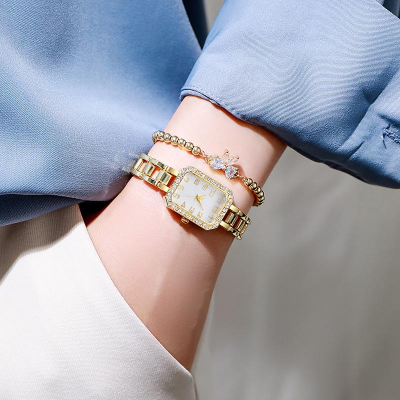 Новые Роскошные Женские Часы Модные Квадратные Наручные Часы Повседневные Кварцевые Часы Простые Часы с Цифровой Шкалой для Женщин Relogio Feminino