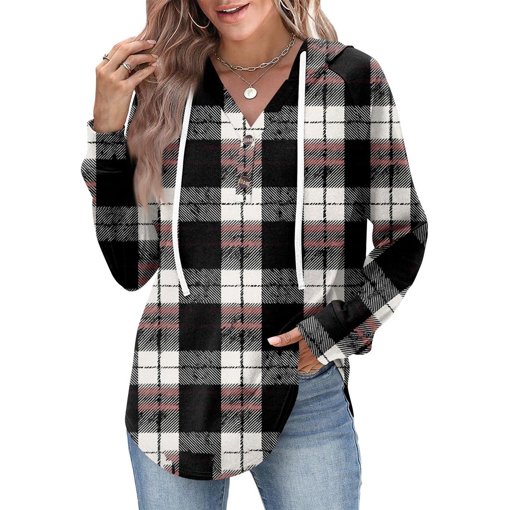 Женская мода, женский легкий пуловер с длинными рукавами и карманами, толстовка с капюшоном в стиле консервативного стиля