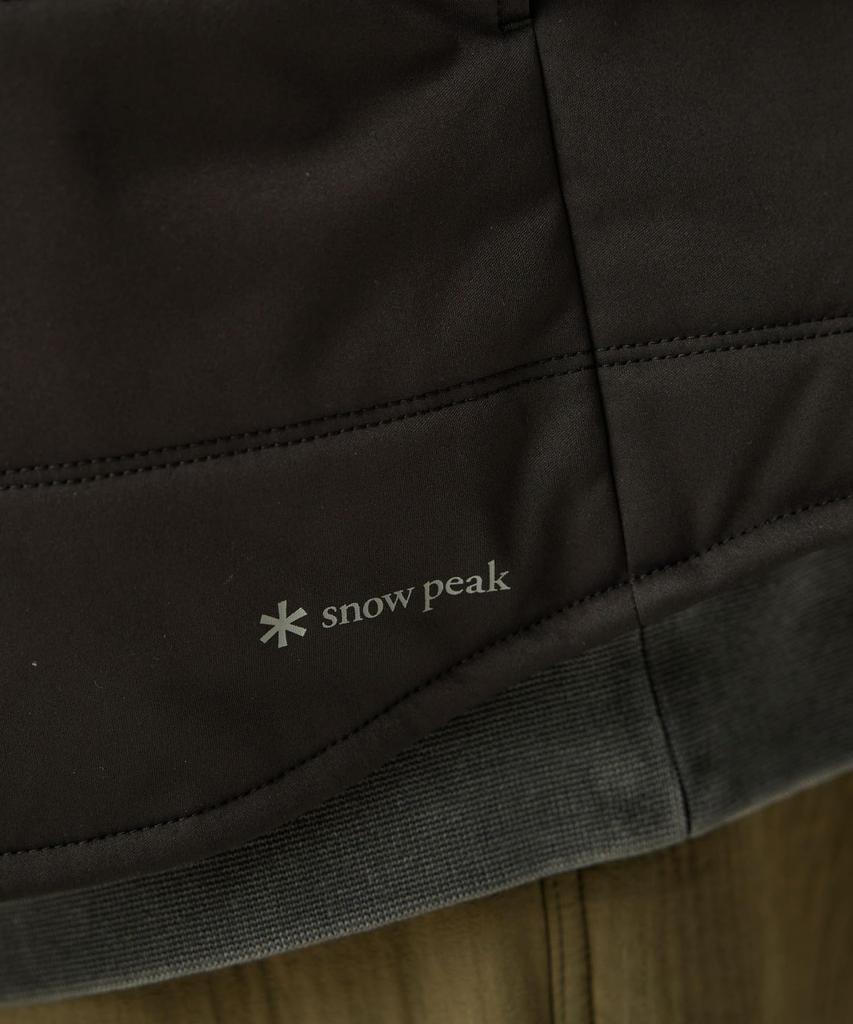 Snow Peak Flexible Insulated Shirt Long Size 2 SW-25AU003, Sleeve, Men's/Women's, Black,