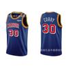 Golden State Warriors 30 Curry 11 Thompson Basketball Jersey Breathable Fan Sportswear