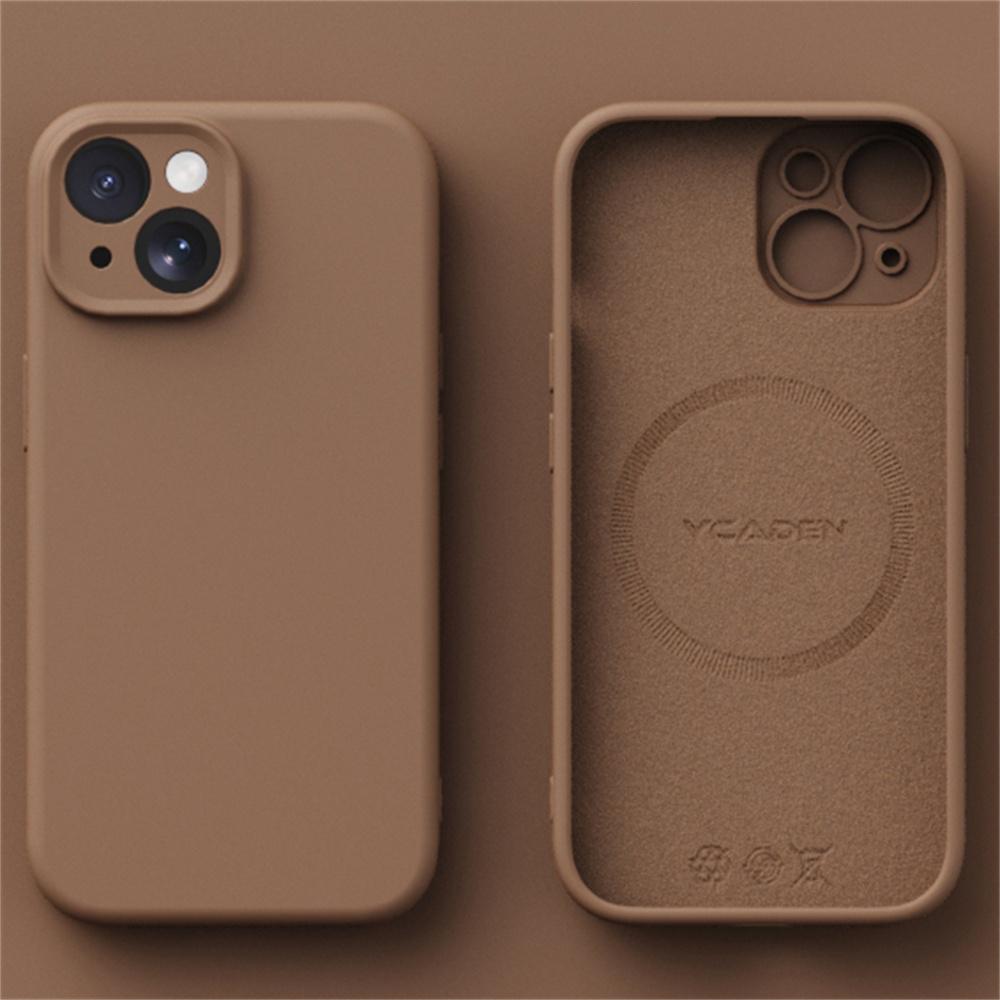 Liquid Silicone Magnetic wireless charging Case for For Iphone 16 Pro Max 15 Pro 14Pro Max 13 12 11 Soft Skin Smooth Cover Bumper