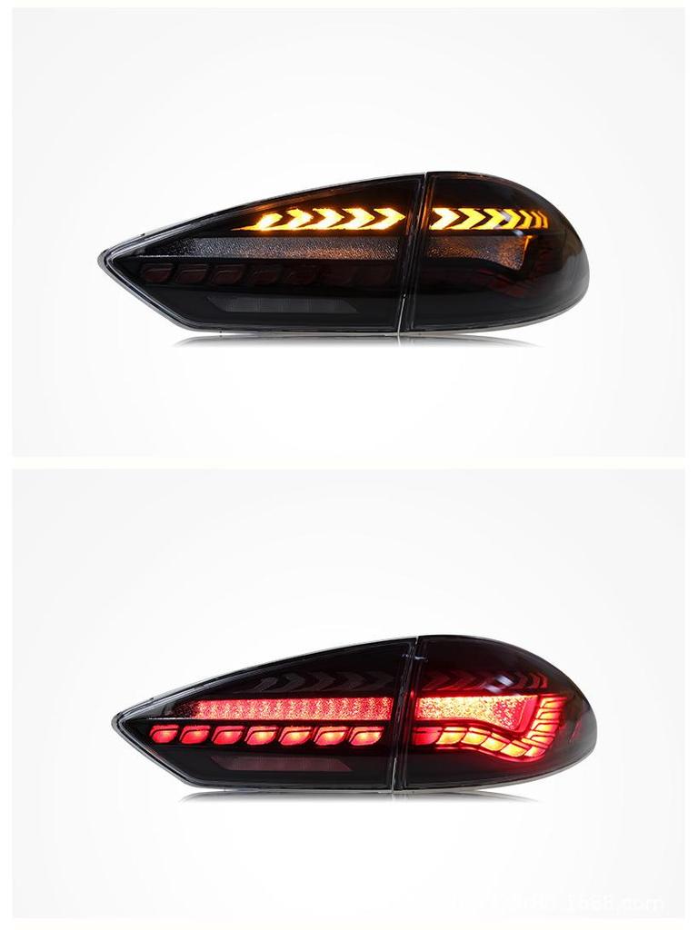 Ford Mondeo 19-21 Taillight Assembly LED Dragon Scale DRL with Sequential Turn Signal