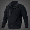 Cotton Washed Men's Jacket New Men's Jacket Casual Men's Youth Stand-up Collar Spring and Autumn Men's Jacket Jacket