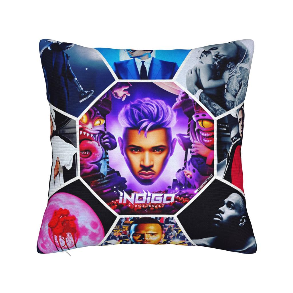 B-Brown Breezy Bowl XX Pillow Case Funny Pillow Cover Design Pillowcases For Sofa Couch Bed Living Room