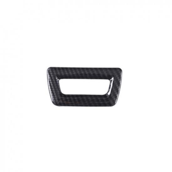 For BMW X3 G01 X4 G02 2018-21 ABS Carbon Fiber Tailgate Button Switch Cover Trim