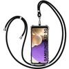 Protective Case - PROSHOP - for Samsung Galaxy A32 5G - Flexible - Shockproof - Black Lanyard